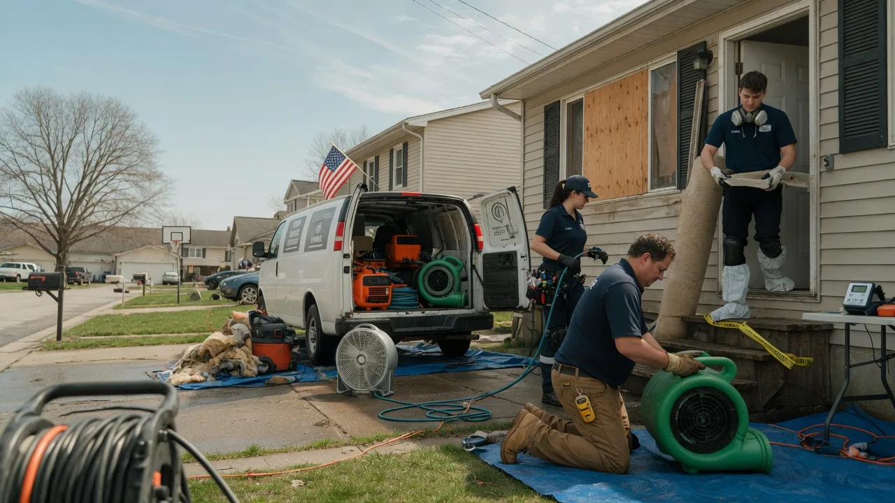 Water Damage Restoration in Abbyville, KS near me
